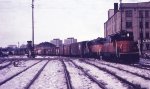 Milwaukee Road depot and yard - Madison WI 1970